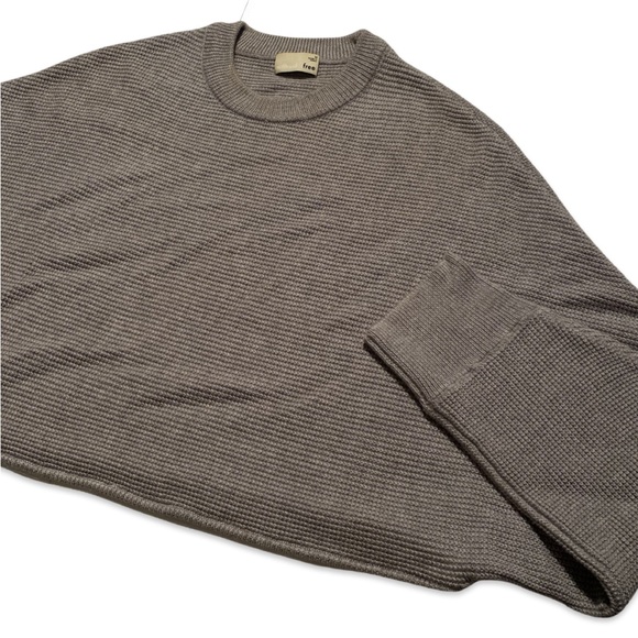 Grey Wilfred Free Cropped Knit Turtleneck Sweater - Picture 2 of 4